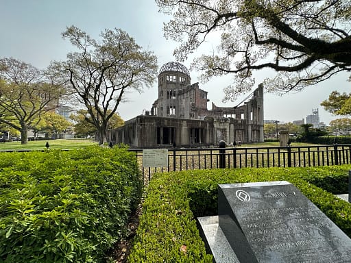 View of Hiroshima atomic dome