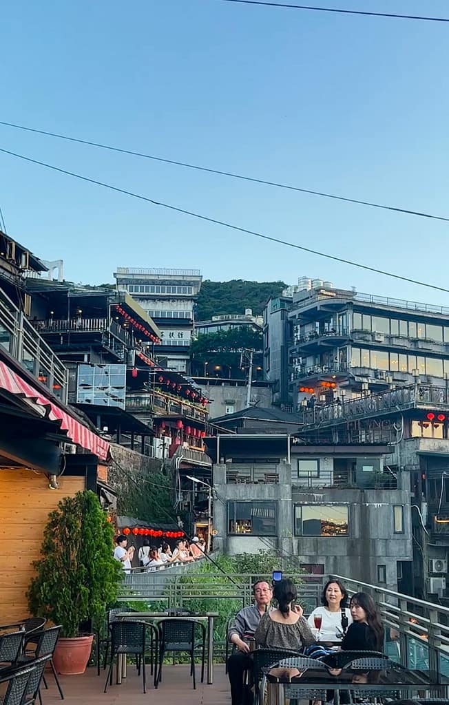 skyline view of Jiufen Old Street