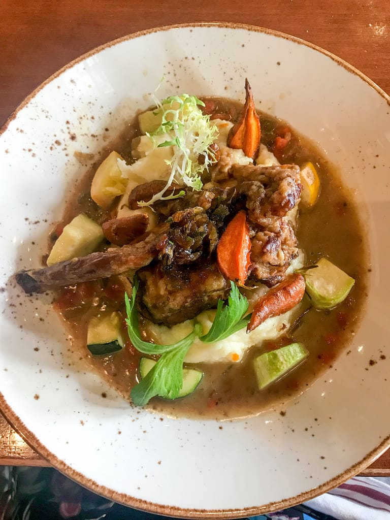 Picture of a french dish served on a plate